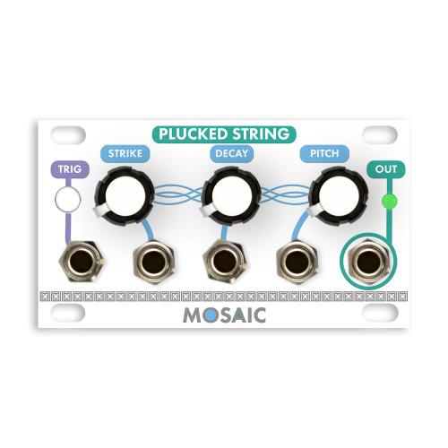 Mosaic 1U Plucked String (White)