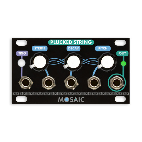 Mosaic 1U Plucked String (Black)