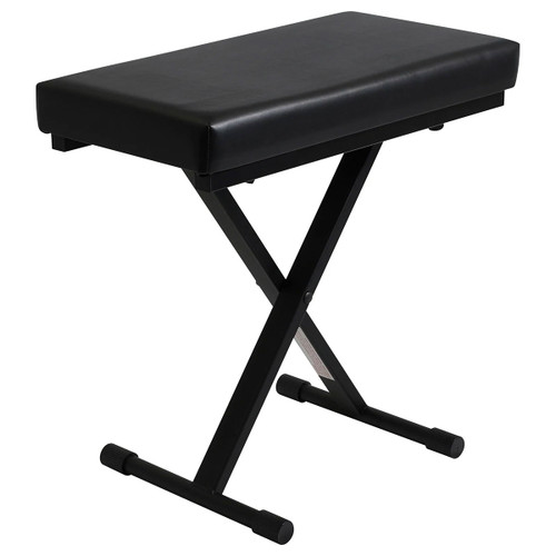 JamStands JS-XB100-B - Extra Capacity (300 Lbs) Keyboard Bench