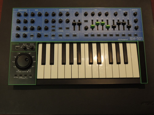 Roland SH-101 Overlay - Blue for System 1