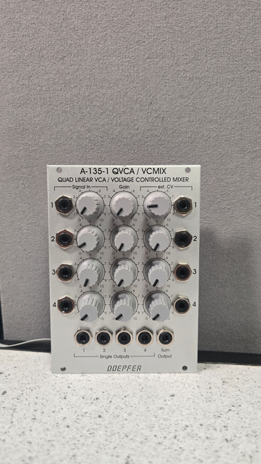 Doepfer A-135-1 QVCA/VCMIX Quad VCA & Mixer(Used)