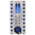 Paratek РИТМИКС (Aluminum Panel) (Blue LEDs) (Blue Knobs)- 8ch Mixer
