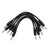 Erica Synths Braided & Soft Eurorack Patch Cables 10 cm (5 pcs) (Black)