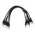 Erica Synths Braided & Soft Eurorack Patch Cables 20 cm (5 pcs) (Black)