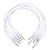 Erica Synths Braided & Soft Eurorack Patch Cables 20 cm (5 pcs) (White)