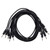 Erica Synths Braided & Soft Eurorack Patch Cables 90 cm (5 pcs) (Black)