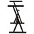 JamStands JS-Z1000 - Adjustable-Height Z-Style Keyboard Stand