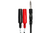 Hosa YPP-117 - Stereo Breakout, 1/4 in TRS to Dual 1/4 in TSF