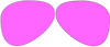 Single Vision Pink 2 Glass Lenses 