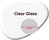 Round Seg Bifocal Glass Lenses Clear