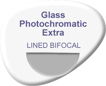 Lined Bifocal Glass Lenses PGX Thin and Dark