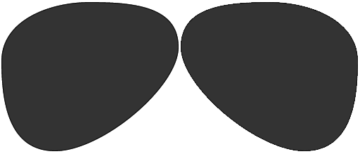 1.67 Hi Index Polarized Dark Grey Traditional Straight Top 7x28mm