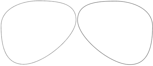 Single Vision 1.70 Clear Glass Lenses 