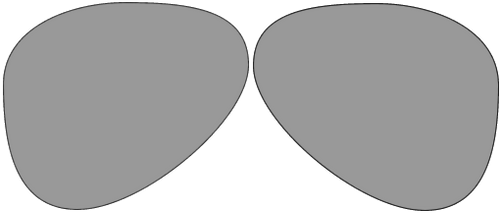 Single Vision Grey 2 Glass Lenses 