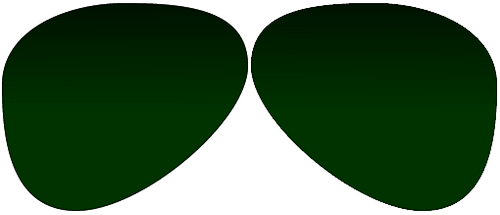 Plastic Polarized Dark Green Gradient Traditional Single Vision