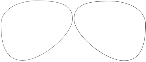 Plastic Clear Standard Progressive No Line Lenses