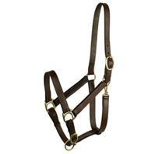 Gatsby Leather Company-Leather Halter- Havanna Brown Cobb