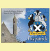 Fitzpatrick  Coat of Arms Irish Family Name Fridge Magnets Set of 2