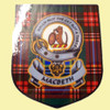 MacBeth Clan Tartan Clan MacBeth Badge Shield Decal Sticker Set of 3