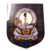 MacLellan Clan Tartan Clan MacLellan Badge Shield Decal Sticker