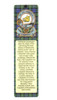 Campbell Clan Badge Clan Campbell Tartan Laminated Bookmarks Set of 2
