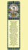 Graham Clan Badge Clan Graham Tartan Laminated Bookmark