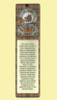Innes Clan Badge Clan Innes Tartan Laminated Bookmarks Set of 2