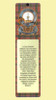MacAlister Clan Badge Clan MacAlister Tartan Laminated Bookmark