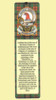 Nicholson Clan Badge Clan Nicholson Tartan Laminated Bookmarks Set of 2