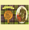 Campbell Clan Crest Tartan History Campbell Clan Badge Postcard