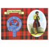MacDougall Clan Crest Tartan History MacDougall Clan Badge Postcard