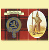 MacFie Clan Crest Tartan History MacFie Clan Badge Postcards Set of 2