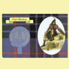 Mackay Clan Crest Tartan History Mackay Clan Badge Postcards Set of 2