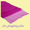 Fuchsia Pink Organza Wedding Table Runners Decorations x 25 For Hire