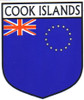 Cook Islands Flag Country Flag Cook Islands Decals Stickers Set of 3