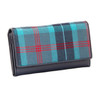 Lochness Tartan Fabric Leather Medium Ladies Purse Wallet