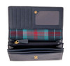 Lochness Tartan Fabric Leather Medium Ladies Purse Wallet