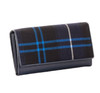 Patriot Modern Tartan Fabric Leather Medium Ladies Purse Wallet