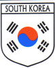 South Korea Flag Country Flag South Korea Decals Stickers Set of 3