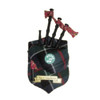 Colquhoun Clan Tartan Musical Bagpipe Fridge Magnets Set of 2