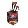 MacBain Clan Tartan Musical Bagpipe Fridge Magnets Set of 2