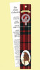 MacAulay Clan Tartan MacAulay History Bookmarks Pack of 10