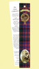 MacDonald Clan Tartan MacDonald History Bookmarks Pack of 10