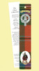 MacLean Clan Tartan MacLean History Bookmarks Set of 5