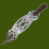 St John Celtic Knotwork Stylish Pewter Rosewood Pin Hair Slide St John Celtic Knotwork Stylish Pewter Rosewood Pin Hair Slide