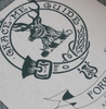 Forbes Clan Cloot Crest Unbleached Cotton Printed Tea Towel
