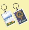 Morrison Clan Badge Tartan Family Name Acryllic Key Ring Set of 5