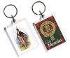 Menzies Clan Badge Tartan Family Name Acryllic Key Ring Set of 5