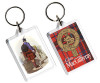 MacGillivray Clan Badge Tartan Family Name Acryllic Key Ring Set of 3