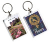 Hunter Clan Badge Tartan Family Name Acryllic Key Ring Set of 3 Hunter Clan Badge Tartan Family Name Acryllic Key Ring Set of 3